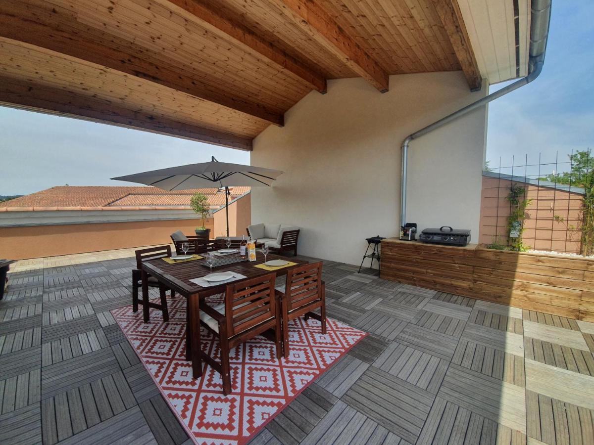 Terrasse 130M2 Panoramique Avec Climatisation Piscine - 3 Chambres Gréoux-les-Bains Exteriör bild